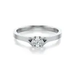 Pierścionek z białego złota z diamentem AJPZ_106 Pierścionek z białego złota z diamentem AJPZ_106